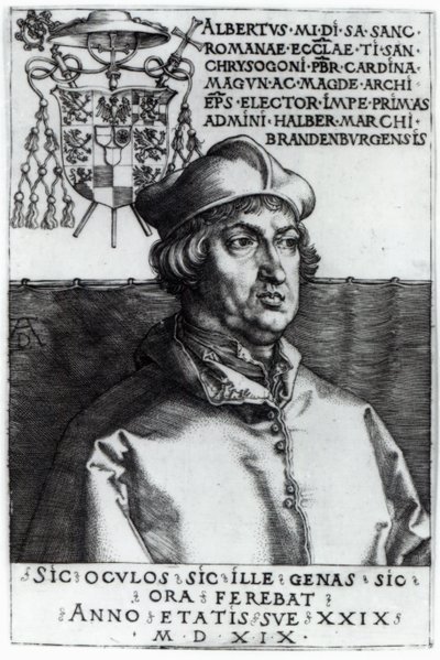 Albrecht of Brandenburg by Albrecht Dürer